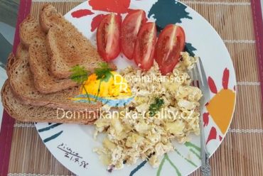 snídaně - míchaná vajíčka
