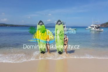 Paddleboarding na Playa Sosúa